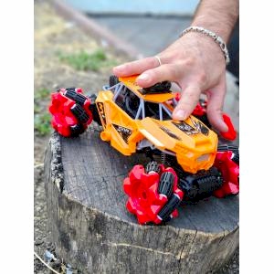 Her Yöne Gidebilen Full Fonksiyonlu Şarjlı Uzaktan Kumandalı Araba Rock Crawler 22 Cm