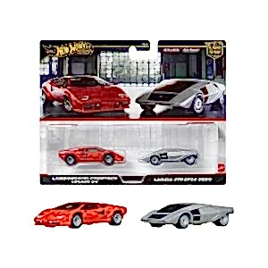 Hot Wheels Premium Car Culture 2li Lamborghini Countach LP5000 QV ve Lancia Stratos Zero HBL96-JBL02