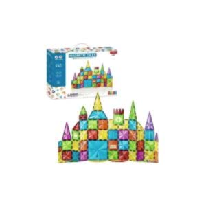 Manyetik Tiles Renkli 75 Parça Manyetik Yapı Magnetic Bloklar