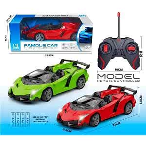 Uzaktan Kumandalı Full Fonksiyonlu Şarjlı Işıklı 23 Cm Spor Yarış Arabası
