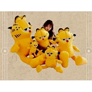 Garfild Peluş Uyku Arkadaşı 60 cm Büyük Boy Tembel  Garfield Yaramaz Kedi Peluş Oyuncak