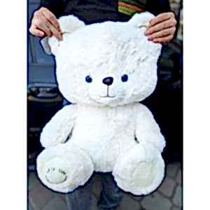 50 Cm Sevimli Yumuşacık 1.Sınıf Kalite Peluş Ayı Oyuncak Peluş Ayıcık Beyaz Renk