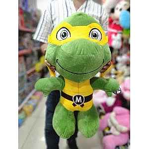 Büyük Boy Ninja Turtles Peluş Oyuncak 70 Cm Ninja Kaplumbağa Mikelenjelo Peluş