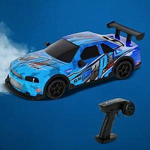 Tekerleri değiştirilebilen Uzaktan Kumandalı Şarjlı Işıklı Tetik Kumandalı Drift Araba