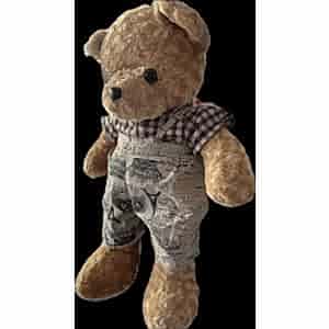 Büyük Boy 70 Cm Gömlekli Elibseli Bebek Ayı Peluş Oyuncak Bebek Ayıcık