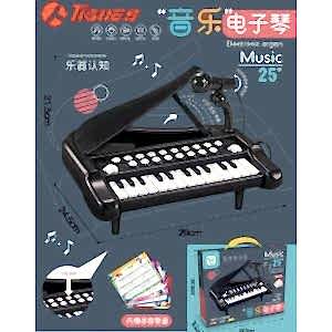 25 Tuşlu Mikrofonlu Mini Org Müzik Ve Ses Efektleri 29 Cm Mini Piyano