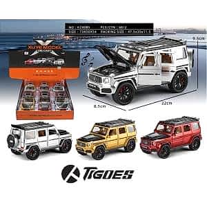 Büyük Boy 20 Cm Çakar Sesli Işıklı Çek Bırak g63 Jeep Kapıları Bagajı Kaputu Açılabilir Araba