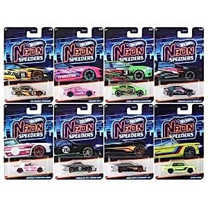 Hot Wheels Neon Speeders Mix 2 HLH72 - 979E  1 SET 8 ARABA