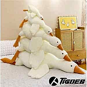 45 Cm Yatan Ördek Peluş Oyuncak Yumuşacık Dolgulu Peluş Ördek