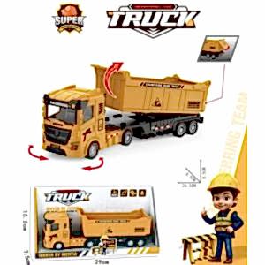 İnşaat İş Makineleri 25 Cm Sürtmeli Dönebilen Kabinli Kaldırılabilir Kasalı Kamyon