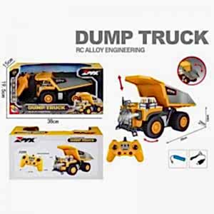 1:18 Ölçek Full Fonksiyonlu 9 Kanallı Uzaktan Kumandalı Alaşım Kasa Dökme Kamyonu
