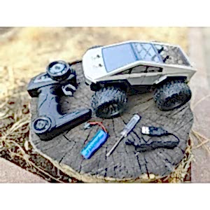 15-20 Km Hız Yapabilen 2.4Ghz Uzaktan Kumandalı Şarjlı Işıklı Tesla Cybertruck Pickup Araba